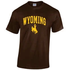 Wyoming Cowboys Traditional Tee – Brown