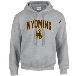 Wyoming Cowboys Traditional Hoodie – Grey