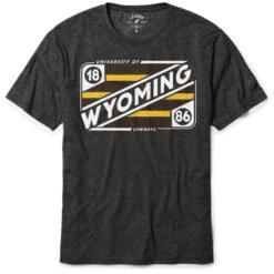 Wyoming Cowboys Reclaim Tee – Heather Black