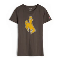Wyoming Cowboys Women’s Freshy Tee – Brown