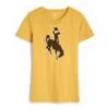 Wyoming Cowboys Women’s Freshy Tee – Athletic Gold
