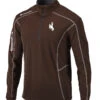 Wyoming Cowboys Omni-Wick Shotgun ¼ Zip Pullover – Brown