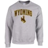 Wyoming Cowboys Traditional Tall Crewneck – Grey