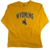 Traditional Youth Wyoming Cowboys Long Sleeve T-Shirt – Gold
