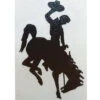 Wyoming Cowboys 6″ Bucking Horse Decal – Brown