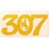 Wyoming Cowboys 307 6″ Wide Decal – Gold