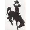 Wyoming Cowboys 1.7″ Bucking Horse Decal – Black