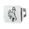Wyoming Cowboys Chrome Hitch Cover