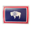 Wyoming State Flag 2×3 Decal