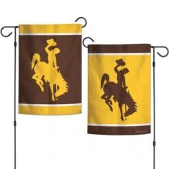 Wyoming Cowboys 2 Sided Garden Flag