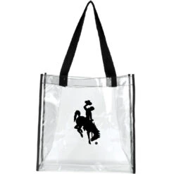 Wyoming Cowboys Clear Stadium Tote – Black