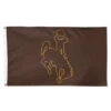 Wyoming Cowboys Brown 2×3 Flag