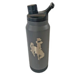 Wyoming Cowboys 34oz Mag Bottle – Grey
