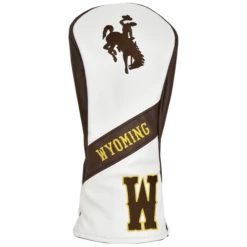 Wyoming Cowboys Fairway Wood Cover – White/Brown