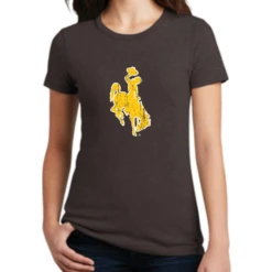 Wyoming Cowboys Women’s District Perfect Blend Tee – Brown