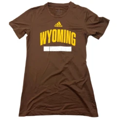 Adidas Wyoming Cowboys Women’s Creator S/S Tee – Brown