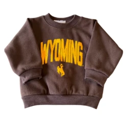 Wyoming Cowboys Infant Crew – Brown