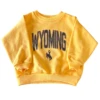 Wyoming Cowboys Infant Crewneck – Gold