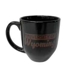 Wyoming Cowboys 16oz Bistro Mug – Black