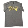 Wyoming Cowboys Retro Tail S/S Tee – Grey Frost