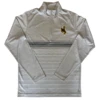 Wyoming Cowboys Bullseye Quarter Zip – Grey
