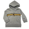 Wyoming Cowboys Infant Stripe Hood – Steel
