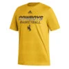 Adidas Wyoming Cowboys Basketball S/S Tee – Gold