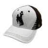 Wyoming Cowboys Ludacris FlexFit Hat – White/Brown