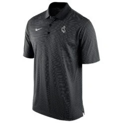 Nike Wyoming Cowboys Stadium Stripe Polo – Black