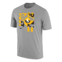 Nike Wyoming Cowboys Just Do It S/S Tee – Heather
