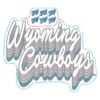 Wyoming Cowboys Good Vibes Sticker