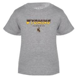 Wyoming Cowboys Infant S/S Tony Tee – Grey