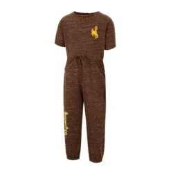 Wyoming Cowboys Toddler Fox Hunt Romper – Brown