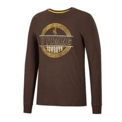 Wyoming Cowboys Webb L/S Tee – Brown