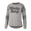 Wyoming Cowboys Women’s Holt Ragan L/S Tee – Heather Grey