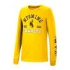 Wyoming Cowboys Youth Rooftop L/S Tee – Gold