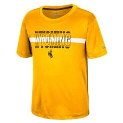 Wyoming Cowboys Youth Duke S/S Tee – Gold