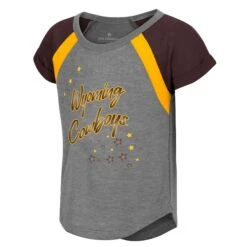 Wyoming Cowboys Toddler Chloe S/S Tee – Grey