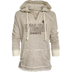 Wyoming Cowboys Women’s Odd Squad Hood – Bone/Cider