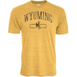Wyoming Cowboys Triblend Permissible S/S Tee – Golden