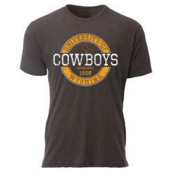 Wyoming Cowboys Tri-Blend S/S Tee – Macchiato
