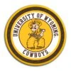 Wyoming Cowboys Slimline Lighted Pistol Pete Sign