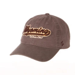 Wyoming Cowboys Scholarship Script Hat – Grey