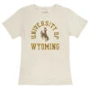 Wyoming Cowboys Women’s Vintage S/S Tee – White