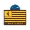 Wyoming Cowboys Flag Decal