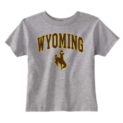 Wyoming Cowboys Infant Traditional Tee – Grey