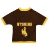 Wyoming Cowboys Athletic Dimple Mesh Dog Jersey – Brown