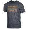 Wyoming Cowboys Eco Vintage S/S Tee – Black