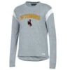 UA Wyoming Cowboys L/S Tee – True Grey/White