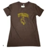 Wyoming Cowboys Women’s Outline S/S Tee – Expresso